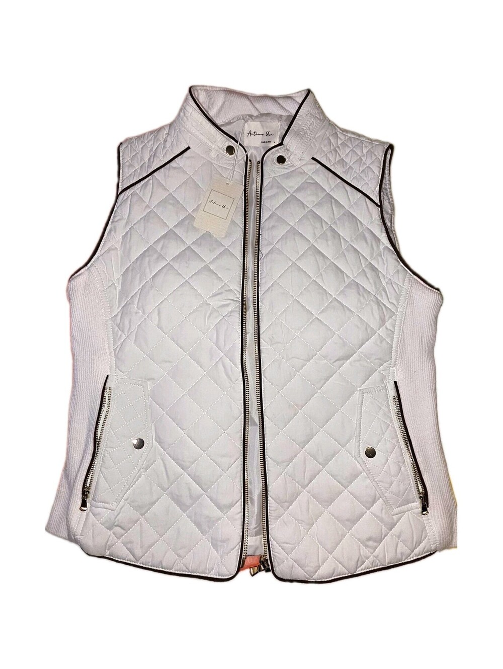 Active USA Nice Women's Vest - Size L White